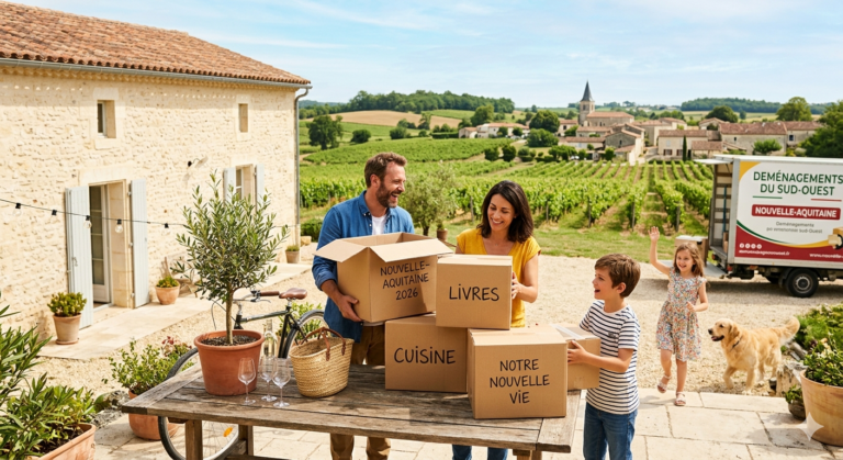 Déménager en Nouvelle-Aquitaine